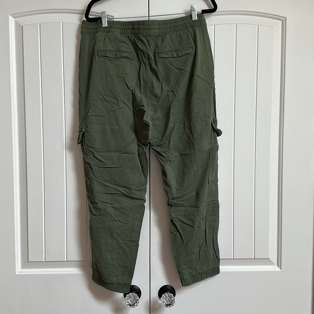 Banana Republic Green Cargo Pant Joggers Size L - Picture 8 of 12